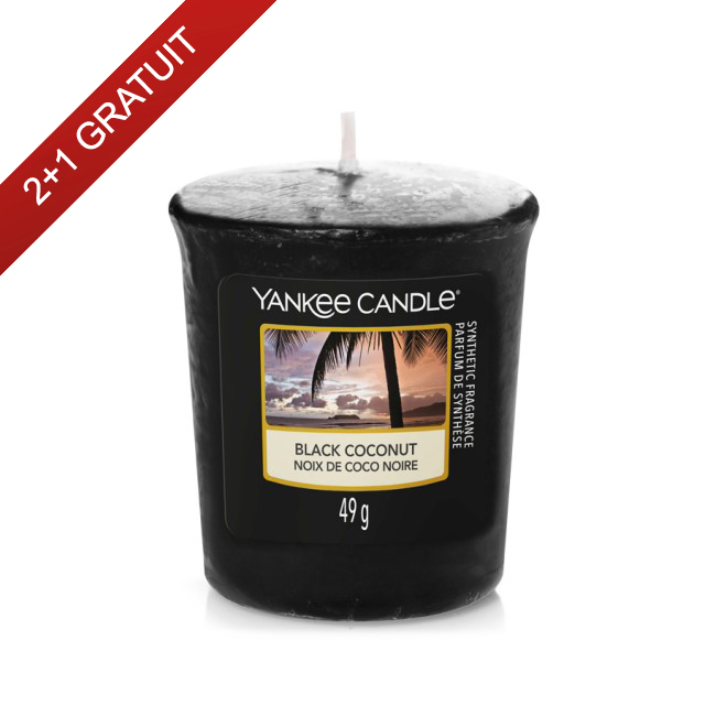 Lumanare Parfumata Votive Black Coconut, Yankee Candle Lumanare Parfumata Votive Black Coconut, Yankee Candle